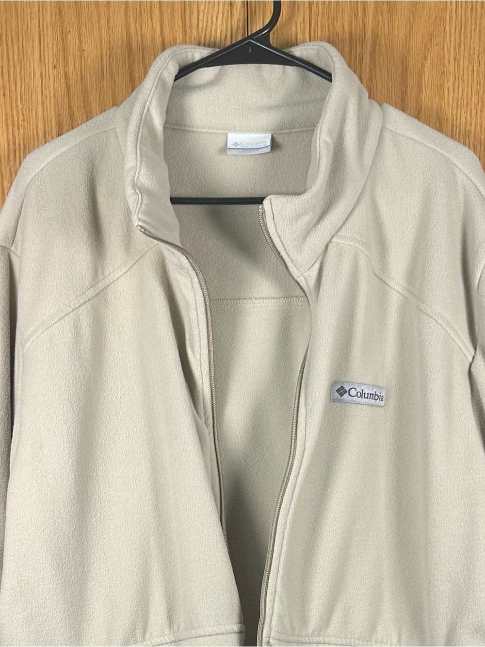 Columbia Light Beige Full-Zip Fleece Jacket - Picture 5 of 8